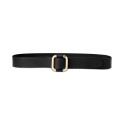 Women's Leather Slide-Buckle Belt