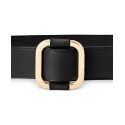 Women's Leather Slide-Buckle Belt