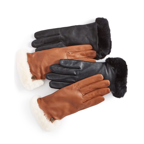 Women's Tech-Compatible Shearling Gloves