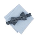 Men's Floral Bow Tie & Pocket Square Set