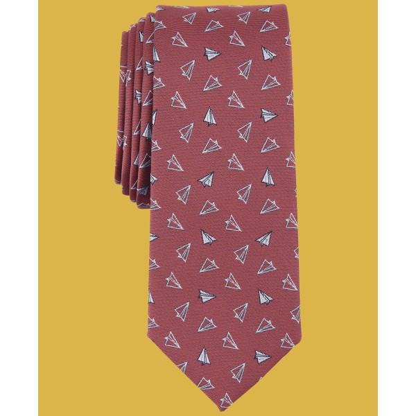 Men's Paper Planes Graphic Tie