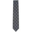 Elegant Gridded Pattern Tie for Men