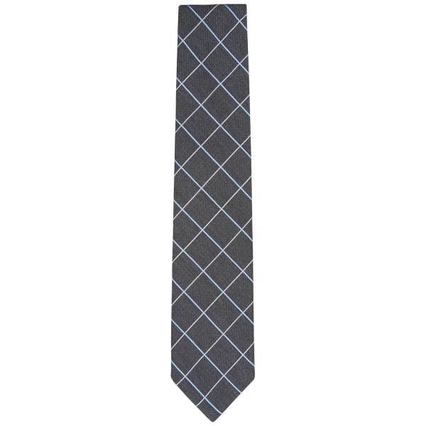 Elegant Gridded Pattern Tie for Men