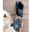 Women's Stretch Leather Touchscreen Gloves