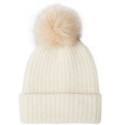 Women's Cloud Knit Faux-Fur Pom Pom Beanie