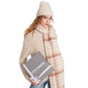 Women's Brushed Plaid Scarf & Beanie Boxed Gift Set