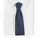 Men's Silk-Blend Micro Pattern Tie