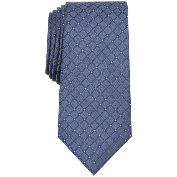 Men's Grid Slim Tie