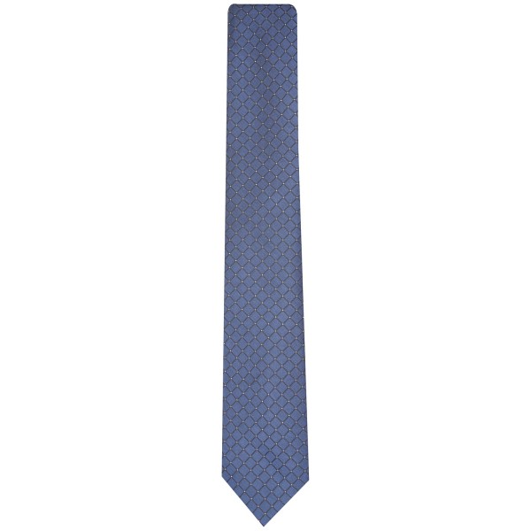 Men's Grid Slim Tie