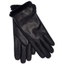 Women's Plush Lined Leather Gloves