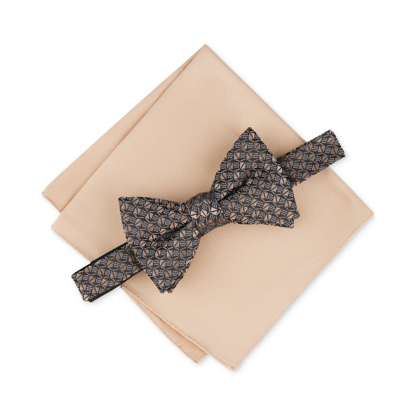 Men's Bow Tie & Pocket Square Set