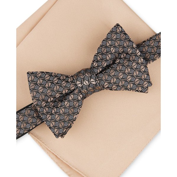 Men's Bow Tie & Pocket Square Set