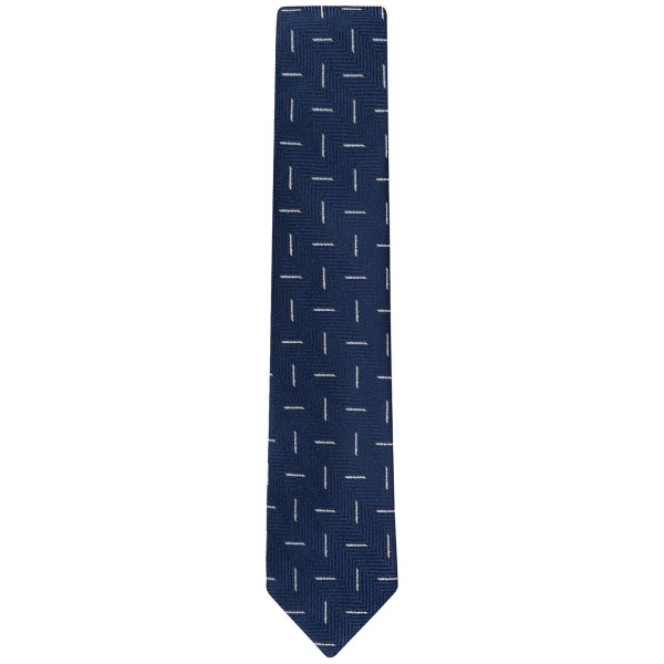 Men's Herringbone Geo-Print Tie