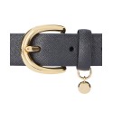 Women's Charm Crosshatch Leather Belt