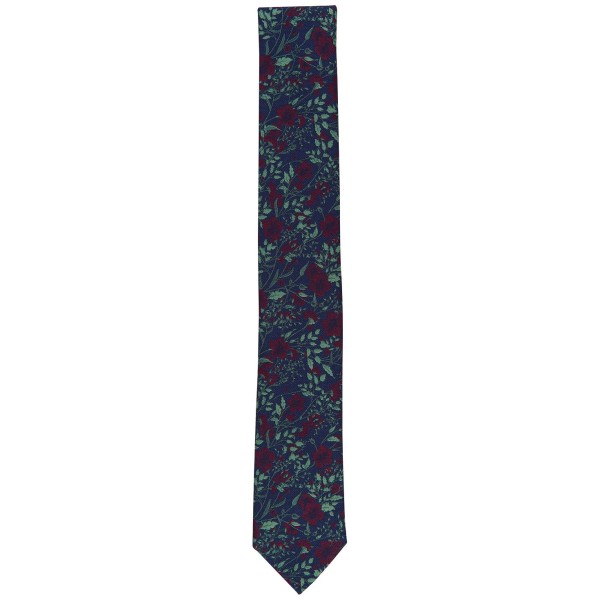 Stylish Flower-Patterned Men's Tie