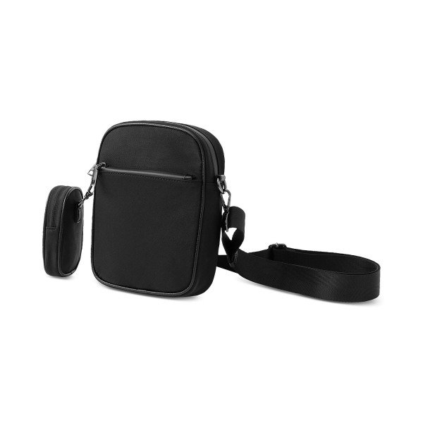 Men's Nylon Zip Messenger Bag