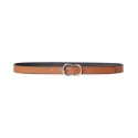 Reversible Crosshatch Leather Belt