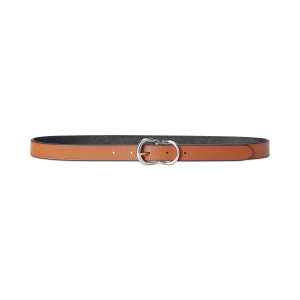 Reversible Crosshatch Leather Belt