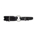 Women's Tri-Strap O-Ring Leather Belt