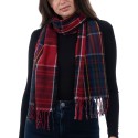 Women's Soft Plaid Fringe-Trim Scarf